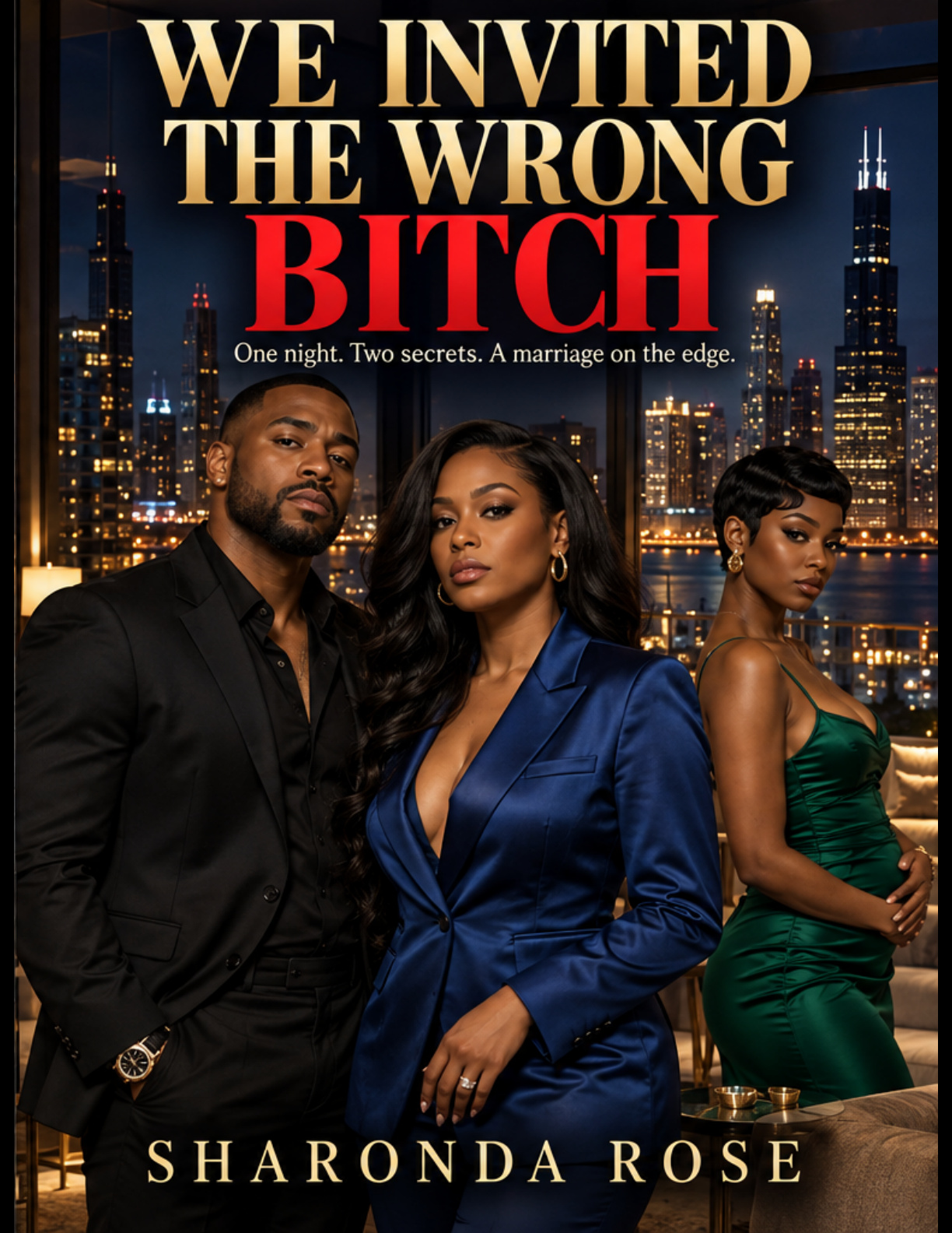 We Invited the Wrong Bitch book cover by Sharonda Rose
